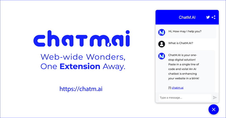 Enhance your browsing experience with “ChatM.AI” from MetaReal Corp 